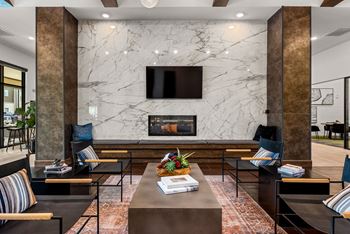 Fireplace lounge
